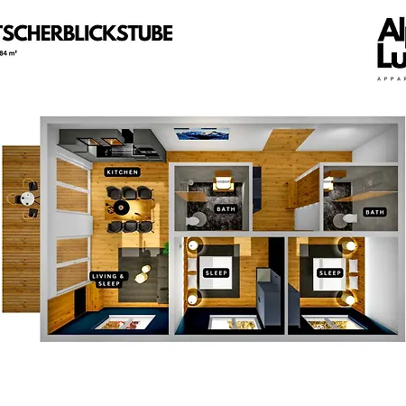 Gletscherblickstube With Sunny Balcony & Car Park - An Alpenluxus Appartement, Zillertal 公寓 *