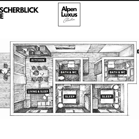 Gletscherblickstube - Alpenluxus Collection Apartamento *